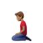 跪下的男人: 中等肤色 — Apple