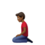 跪下的男人: 中等 深肤色 — Apple