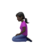 跪下的女人: 较深肤色 — Apple