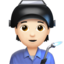 工人: 较浅肤色 — Apple