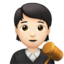 法官: 较浅肤色 — Apple