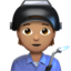 工人: 中等肤色 — Apple