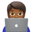 程序员: 中等 深肤色 — Apple