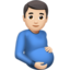 怀孕的男人: 较浅肤色 — Apple