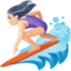 女生冲浪: 较浅肤色 — Facebook