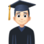男学生: 较浅肤色 — Facebook