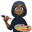 Woman Artist: Dark Skin Tone — Facebook