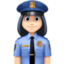 女警察: 较浅肤色 — Facebook