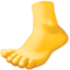 FOOT emoji in Facebook's design style - Unicode 1F9B6