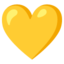 YELLOW HEART on Google platform