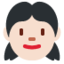 女孩: 较浅肤色 — Twitter