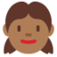 女孩: 中等 深肤色 — Twitter