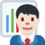男白领: 较浅肤色 — Twitter