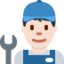 男技工: 较浅肤色 — Twitter