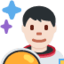 男宇航员: 较浅肤色 — Twitter