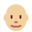 男人: 中等 浅肤色秃顶 — Twitter