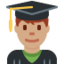 男学生: 中等肤色 — Twitter