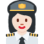 女飞行员: 较浅肤色 — Twitter