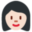 女人: 较浅肤色 — Twitter