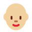 女人: 中等 浅肤色秃顶 — Twitter
