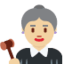 女法官: 中等 浅肤色 — Twitter