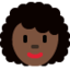 女人: 较深肤色卷发 — Twitter