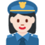 女警察: 较浅肤色 — Twitter