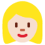 金发女性: 较浅肤色 — Twitter