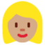 金发女性: 中等肤色 — Twitter