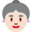 老奶奶: 较浅肤色 — Twitter