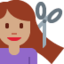 女生理发: 中等肤色 — Twitter