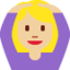 Ok手势女: 中等 浅肤色 — Twitter
