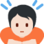 鞠躬: 较浅肤色 — Twitter