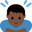 男生鞠躬: 较深肤色 — Twitter