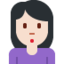撅嘴女: 较浅肤色 — Twitter