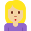 撅嘴女: 中等 浅肤色 — Twitter
