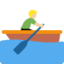 男生划船: 中等 浅肤色 — Twitter