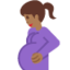孕妇: 中等 深肤色 — Twitter