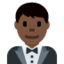 穿礼服的男人: 较深肤色 — Twitter