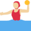 女生玩水球: 中等 浅肤色 — Twitter