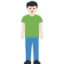站立的男人: 较浅肤色 — Twitter