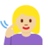 失聪的女人: 中等 浅肤色 — Twitter