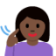 失聪的女人: 较深肤色 — Twitter