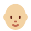 成人: 中等 浅肤色秃顶 — Twitter