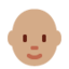 成人: 中等肤色秃顶 — Twitter