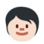 儿童: 较浅肤色 — Twitter
