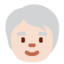 老年人: 较浅肤色 — Twitter