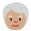 老年人: 中等肤色 — Twitter