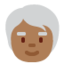 老年人: 中等 深肤色 — Twitter