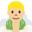 蒸房里的男人: 中等 浅肤色 — Twitter